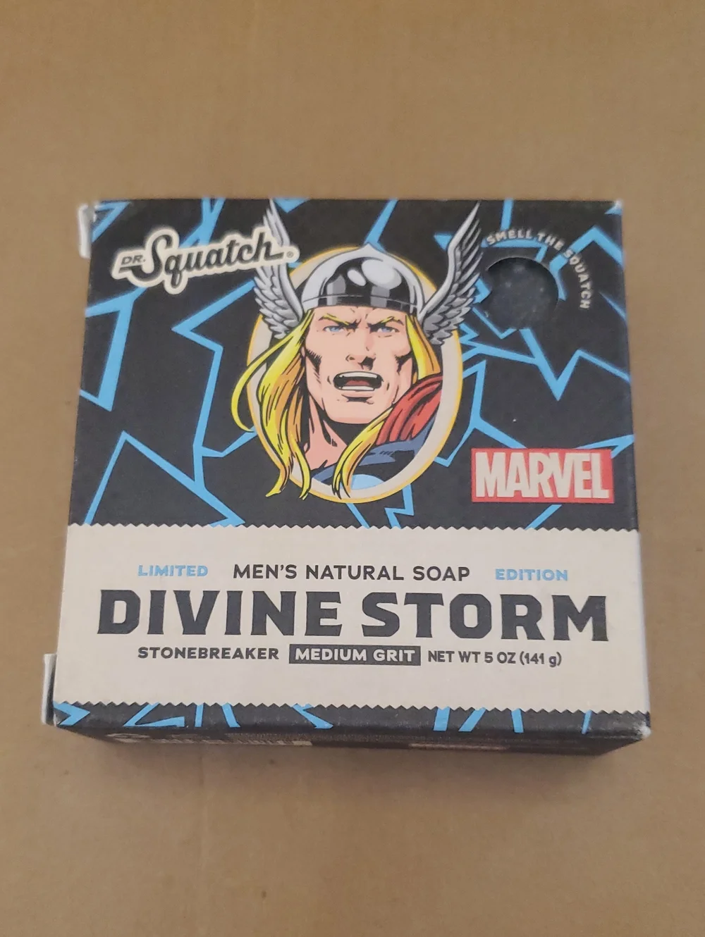 Dr. Squatch Marvel Thor Divine Storm Men's Soap